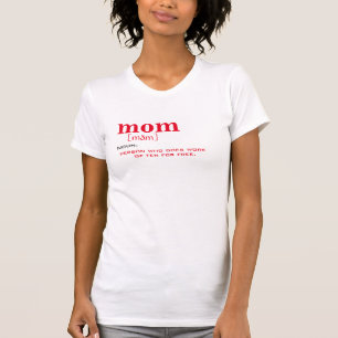 Funny Mum TShirt - Sarcastic Dictionary Definition