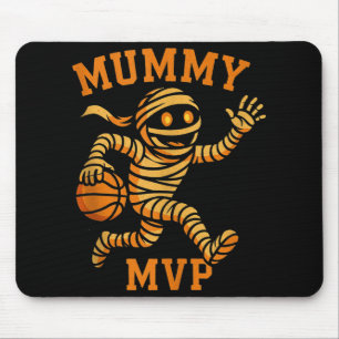 Funny Mummy Basketball Halloween Design Mvp Monste Mouse Pad