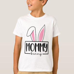 Funny Mummy Bunny Happy Easter Family Matching T-Shirt