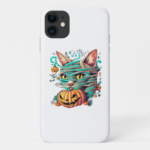 Funny Mummy Cat Halloween Case-Mate iPhone Case