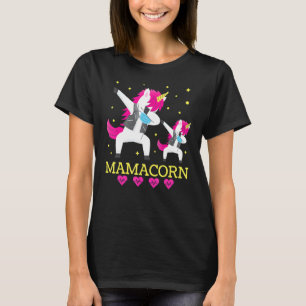 Funny Mummy Mamacorn Unicorn Costume Mum Mother's T-Shirt