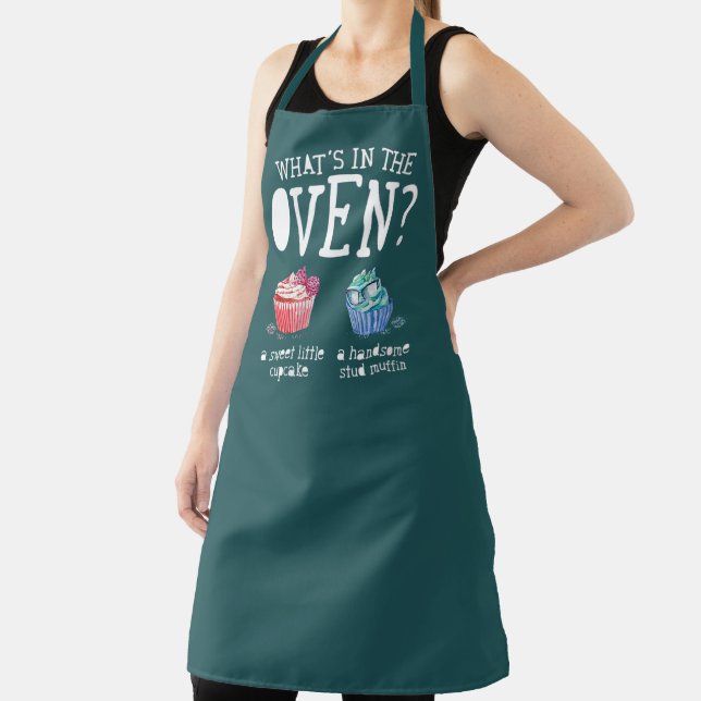 funny Mummy-to-be-word art baking  Apron (Insitu)