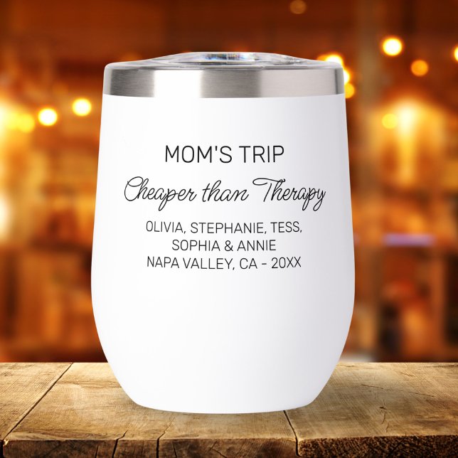 Funny Mum's Trip Cheaper Than Therapy Personalised (Creator Uploaded)