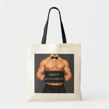 Funny Muscular Butler Bachelorette Party