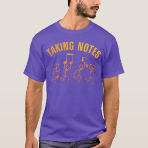 Funny Music Art for Men Women Musical Note Gag Mus T-Shirt