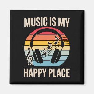 Funny Music Design For Men Women Music Teacher Mus Magnet