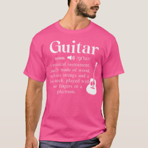 Funny Music Guitar Noun Definition For Orchestra T-Shirt
