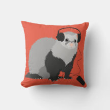 Funny Music Lover Ferret