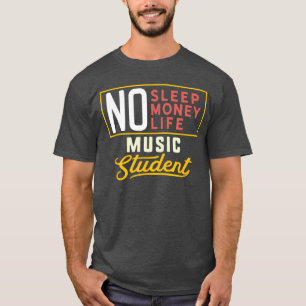 Funny Music Major Student Graduation Gift College  T-Shirt