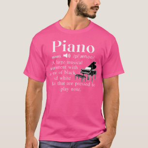 Funny Music Piano Noun Definition For Orchestra T-Shirt