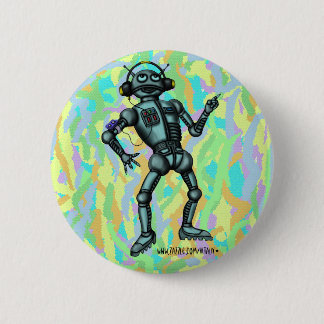 Funny music robot button design