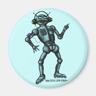 Funny music robot magnet design