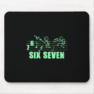 Funny Musical 67 Music Meme Slang Six Seven Music  Mouse Pad
