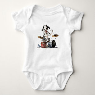 Funny Musical Dog Baby Bodysuit