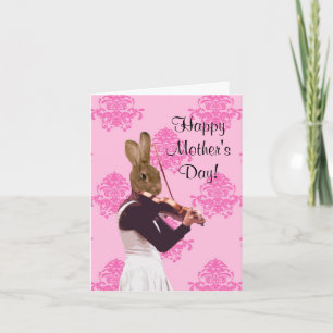 Funny musician mothers day card