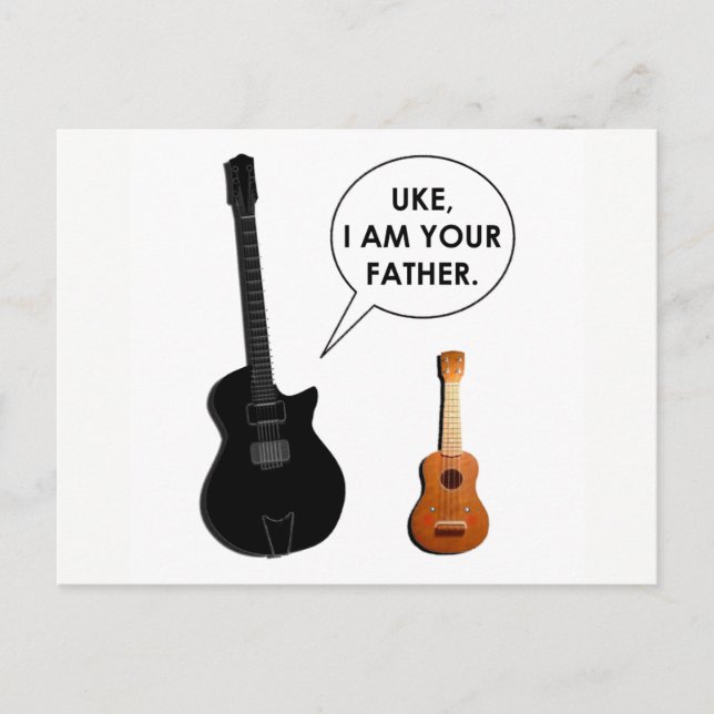 Funny Musician Postcard (Front)