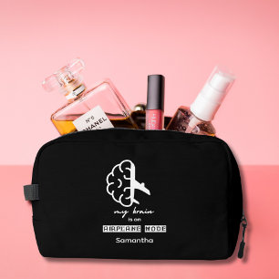 Funny My Brain is on Aeroplane Mode Coworker Simpl Dopp Kit