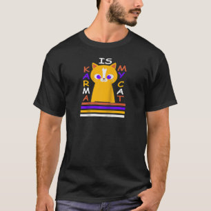 funny my cat like Me And Karma Vibe Raglan Basebal T-Shirt