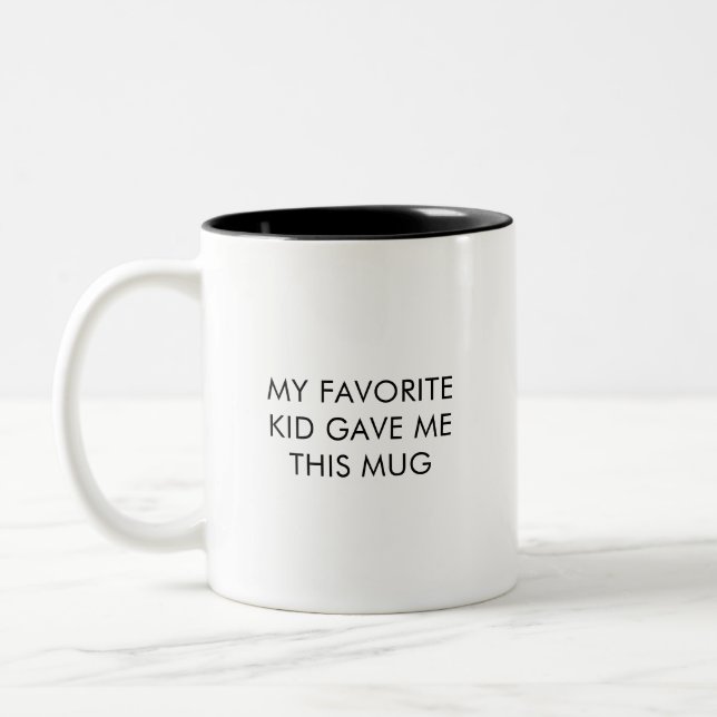 Funny My Favorite Kid Coffee Mug (Left)