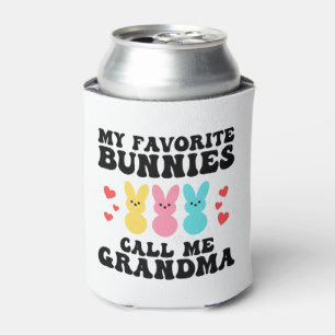 Funny My Favourite Bunnies Call Me Grandma Mother Can Cooler