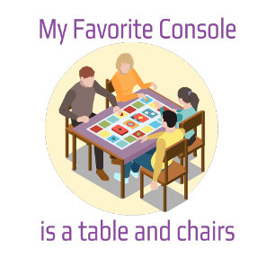 Funny My Favourite Console Is A Table Text T-Shirt