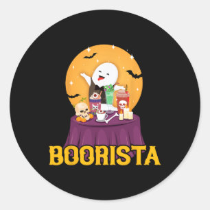Funny My Favourite Spirit Is Tequila Boo Ghost Hal Classic Round Sticker