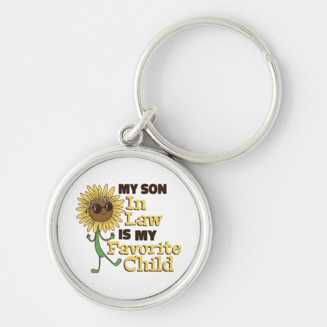 Funny My Son In Law Is My Favourite Child Family M Key Ring (Front)
