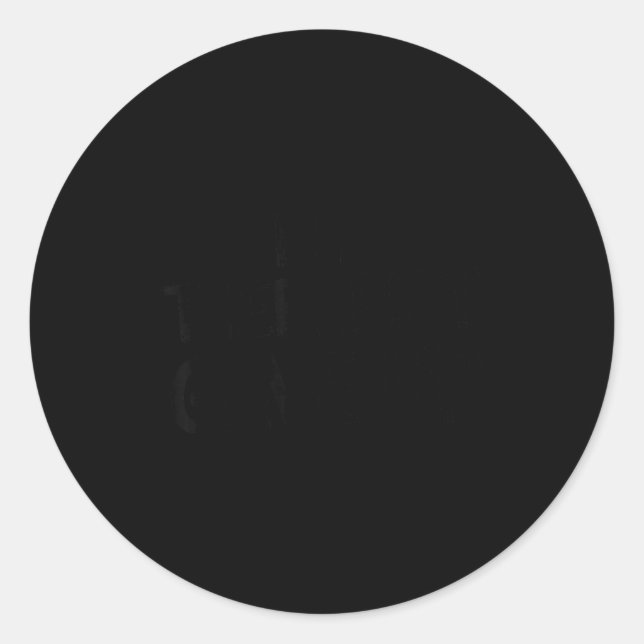 Funny My Therast Gave Up Mental Health Humor  Classic Round Sticker (Front)