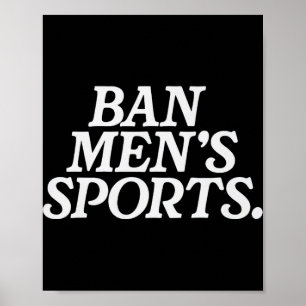 Funny N Men's Sports Poster