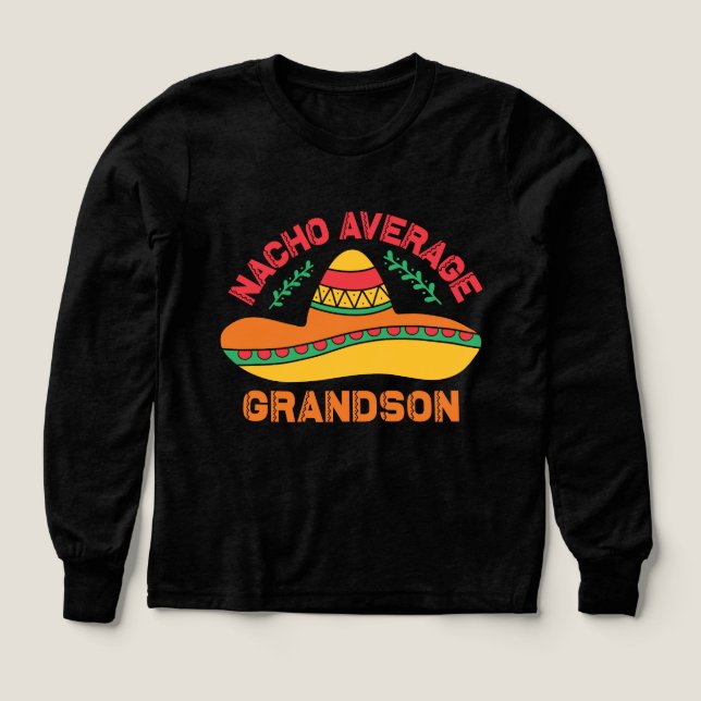 Funny nach overage Grandson word art  (Design Front)