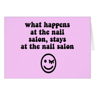 Funny nail salon
