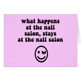 Funny nail salon