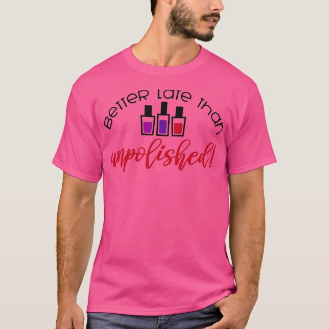 Funny Nail Tech Manicure Cosmetologist Diva T-Shirt (Front)
