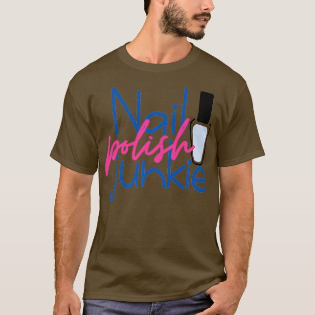 Funny Nail Tech Manicure Sassy Pedicure Diva T-Shirt (Front)