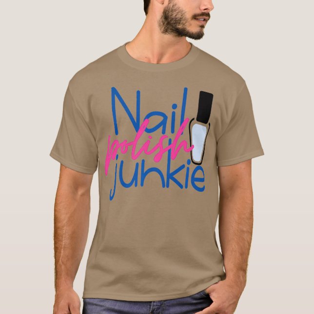 Funny Nail Tech Shirt Ladies Manicurist Gift (Front)