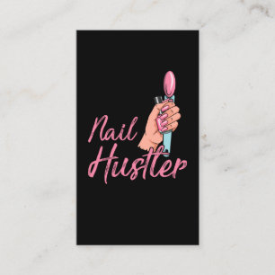 Funny Nail Technician Emlpoyee Manicure Coworker Business Card