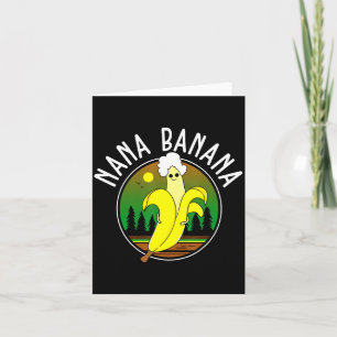 Funny Nana Banana Card