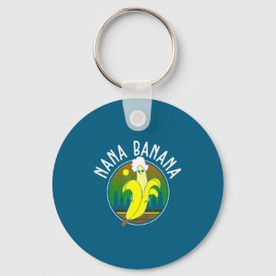 Funny Nana Banana  Key Ring