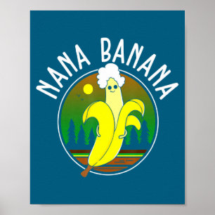 Funny Nana Banana Poster