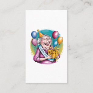 Funny Nana Birthday Gag Gift Calling Card