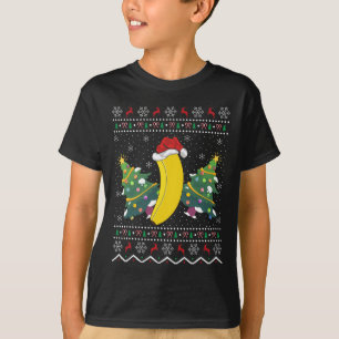 Funny Nana Fruit Lover Xmas Ugly Nana Christmas T-Shirt