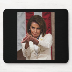Funny Nancy Pelosi Clap Back Anti Trump Meme Tee  Mouse Pad