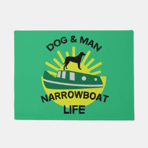 Funny Narrowboats Canal Boats British Cannel M Doormat