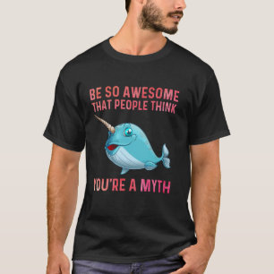 Funny Narwhal Gift For Men Women Sea Whale Fish Oc T-Shirt