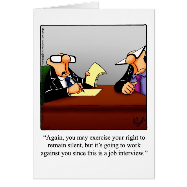 Funny National Boss’s  Day Card "Spectickles" (Front)