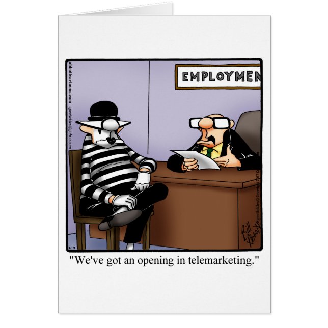 Funny National Boss’s Day Card "Spectickles" (Front)