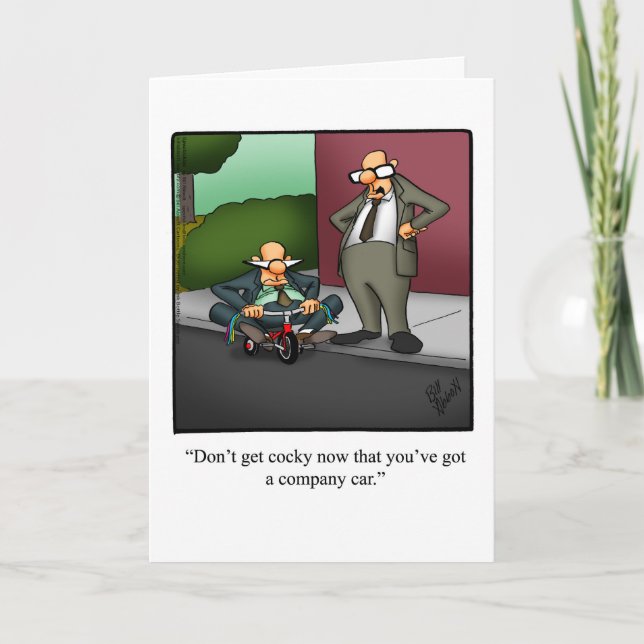 Funny National Boss’s  Day Greeting Card (Front)
