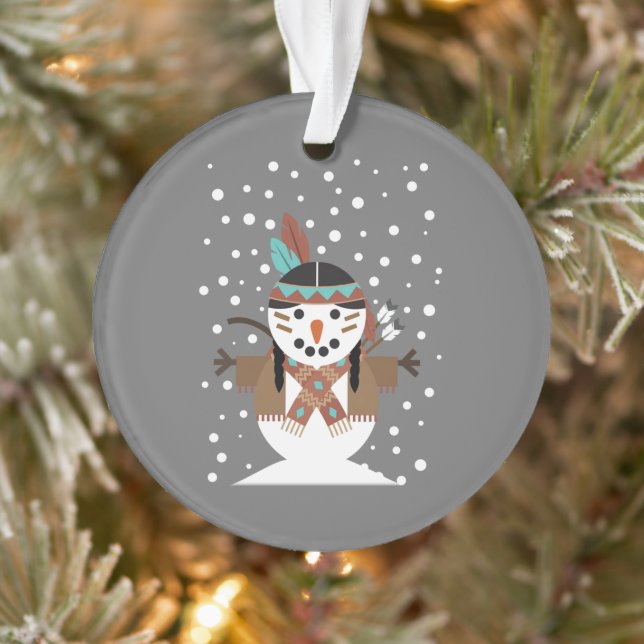 Funny Native American christmas tree decorations (Tree)
