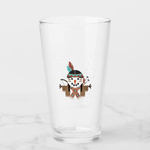 Funny Native American christmas tree decorations Glass