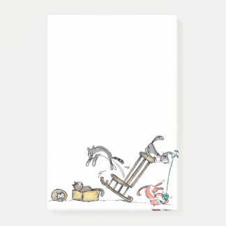 Funny Naughty Cats Post-it Notes